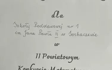 Konkurs matematyczny 5
