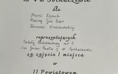 Konkurs matematyczny 6
