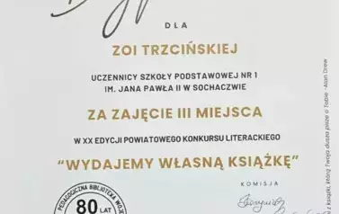Wyniki konkursu "Wydajemy własną książkę" 2