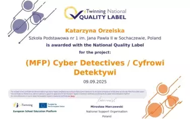 Sukcesy w projekcie e-twining 1