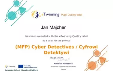 Sukcesy w projekcie e-twining 3