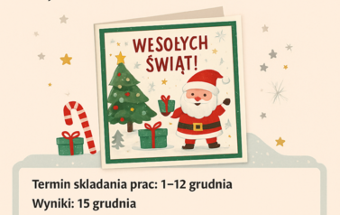 Konkurs Kartka Świąteczna - plakat