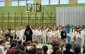Wizyta Scholi w SP1 5