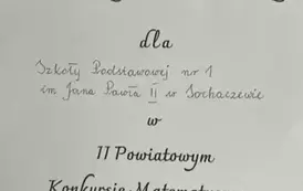 Konkurs matematyczny 5