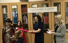 Pasowanie na czytelnika - klasa 1a 8
