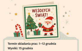 Konkurs Kartka Świąteczna - plakat