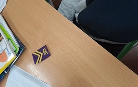 Pierwsze dni klasy 1a w szkole 5