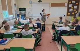 Pierwsze dni klasy 1a w szkole 11