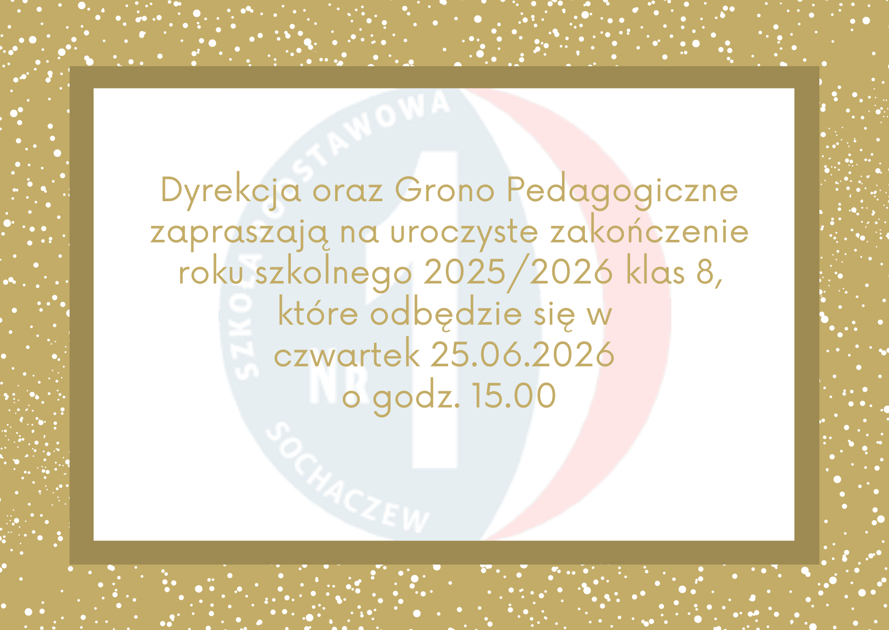 Zakończenie klas 8