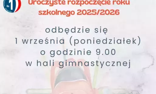 Rozpoczęcie roku szkolnego
