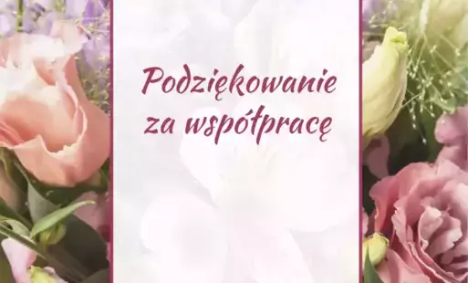 Podziękowanie za współpracę