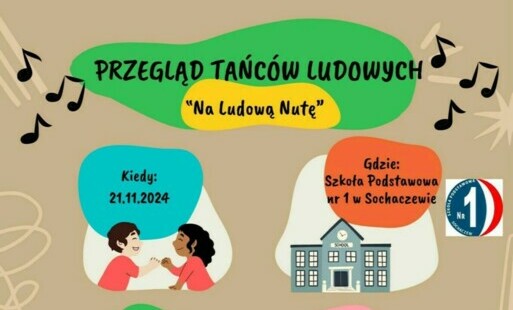 Zdjęcie do Przegląd tańc&oacute;w ludowych "Na ludową nutę"