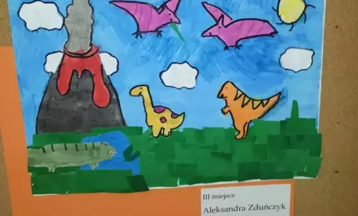 Zdjęcie do Miejski konkurs plastyczny "Podr&oacute;ż w przeszłość - dinozaury"