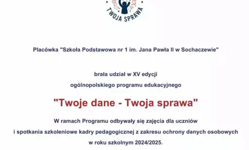 Twoje dane twoja sprawa