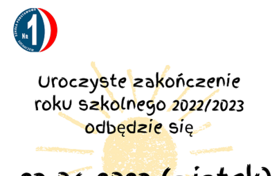 Zdjęcie do Zakończenie roku szkolnego 2022/2023